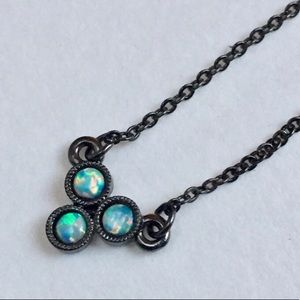 BLUE OPAL NECKLACE